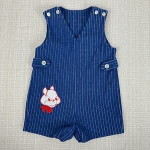 24 mo Healthtex Squirrel Striped Jumper- Vintage Healthtex Jumper romper outfit